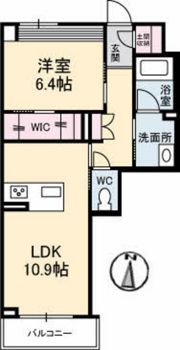 ソレイユコート中仙道の間取り画像