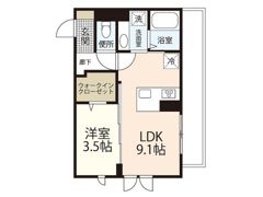 セントラルスクエア庚午の間取り画像