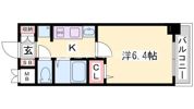 エステムプラザ神戸水木通グランクロスの間取り画像