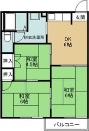 フォーブル吉岡の間取り画像