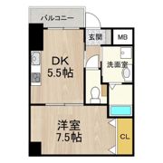 フロンティアタワー九条Ⅲの間取り画像