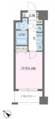 KDXレジデンス森下千歳の間取り画像