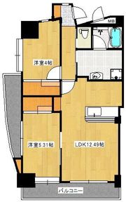 コンプレート富士見の間取り画像
