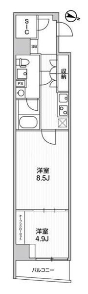 Weave Base Itabashi Honchoの間取り画像