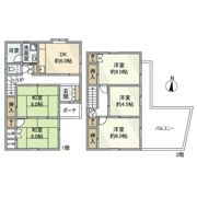 奥町剱光寺戸建の間取り画像