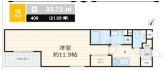 フォセット幡ヶ谷の間取り画像