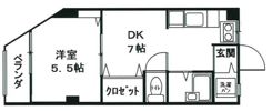 離宮前グリーンハイツの間取り画像