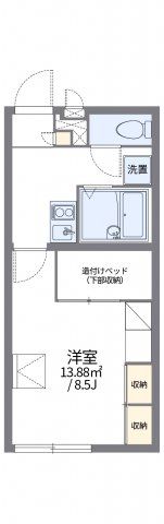 レオパレス比叡尾の間取り画像