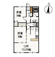 アヴェニューK＆Kの間取り画像