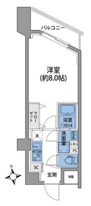 ルネサンスコート田端の間取り画像