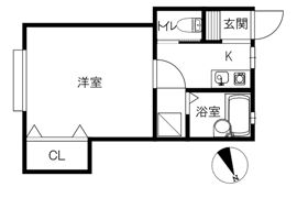 シャトーシャルマンの間取り画像