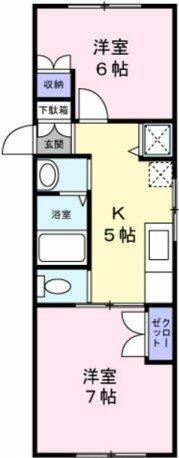 第一栄ハイツの間取り画像