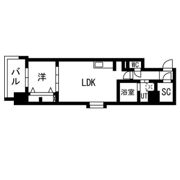 Draw上本町の間取り画像
