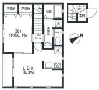 ラシーネはけの森の間取り画像