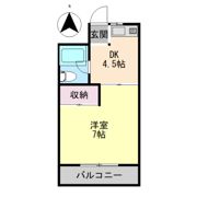 EAST BEACH弐番館の間取り画像