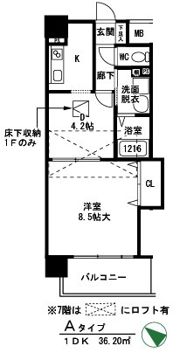サウスアルカディアの間取り画像