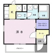 アジュール 国立の間取り画像