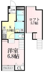 BAU太子堂の間取り画像
