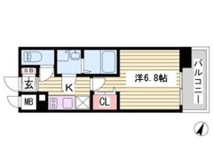 レジュールアッシュ神戸元町の間取り画像