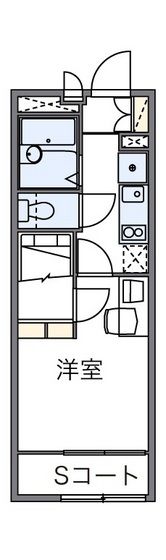 レオパレスシナジーの間取り画像