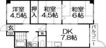 グリーンパーク鶴見の間取り画像