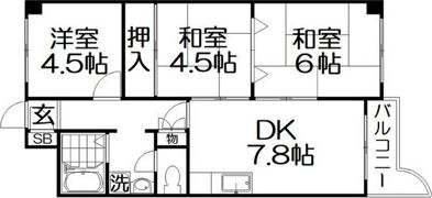 グリーンパーク鶴見の間取り画像