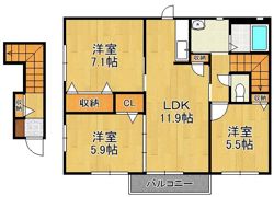 シャーメゾン長尾の間取り画像