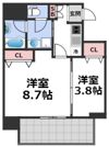 ヴィラ・セレーノ玉造本町の間取り画像