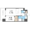 S-RESIDENCE難波西alterの間取り画像