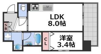 Le・CIEL天王寺の間取り画像