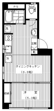 ジュネス西麻布の間取り画像