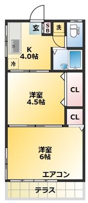 第3ヒルズハウスの間取り画像