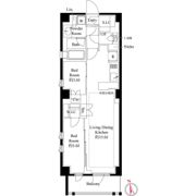 343レジデンス西麻布（オープンレジデンシア）の間取り画像