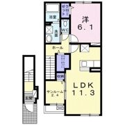 カルテット Ⅱの間取り画像
