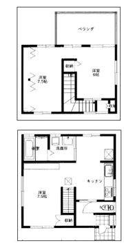 荻窪1丁目戸建の間取り画像