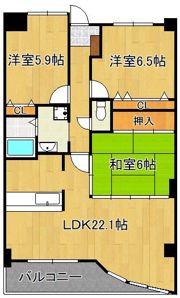 珪州館IIIの間取り画像