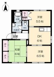 Pomme de Pin D棟の間取り画像