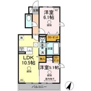 アリエス Bの間取り画像
