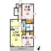 アリエス Bの間取り画像