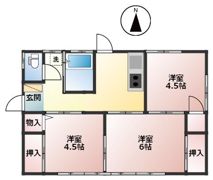 木村住宅 西2号棟の間取り画像
