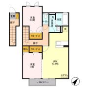 Parkside ひたち野の間取り画像