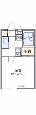 レオパレスJ Kクローバーの間取り画像