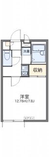 レオパレスJ Kクローバーの間取り画像