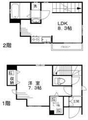 メゾン下連雀の間取り画像