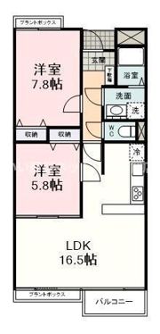 ガーデンハウス雅Cの間取り画像