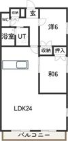 アビタシオンAの間取り画像