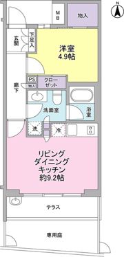 ナチュラーレ代沢の間取り画像