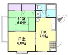 コーポマム B棟の間取り画像