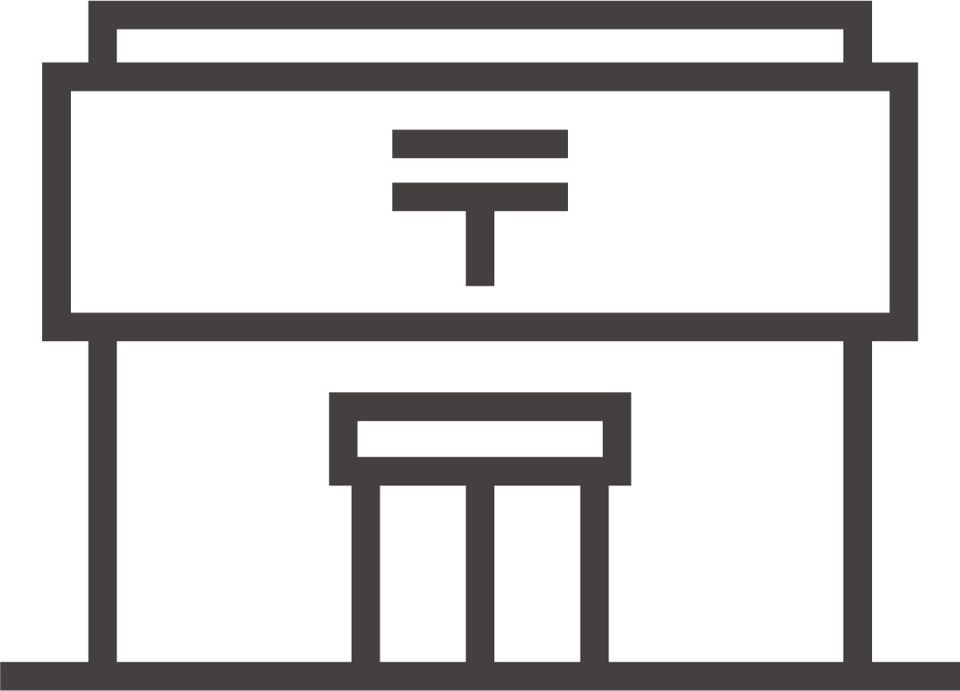 近くの千葉駅前大通り郵便局まで717m(徒歩9分)