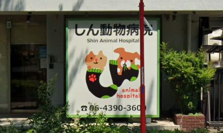 近くのしん動物病院まで540m(徒歩7分)